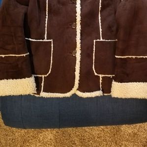 Leather Calvin Klein Jacket